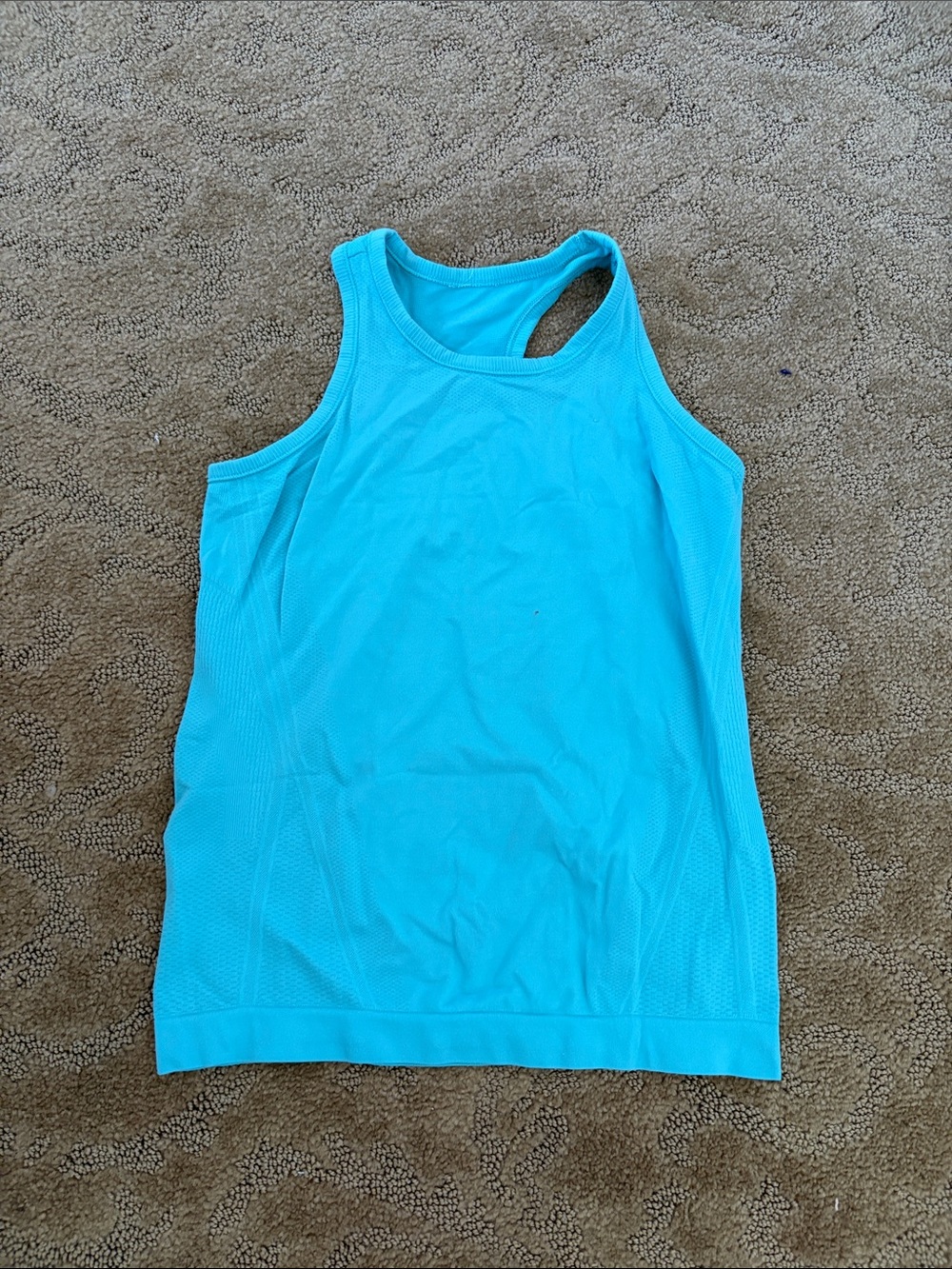Bright Aqua Athletic Tank Top